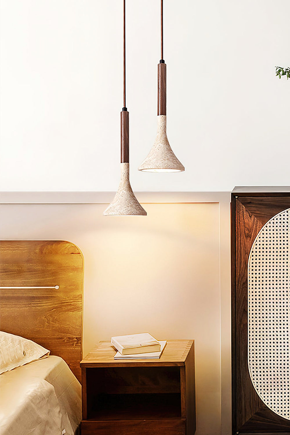 Aplomb Travertine Pendant Lamp - view 6 | morylighting