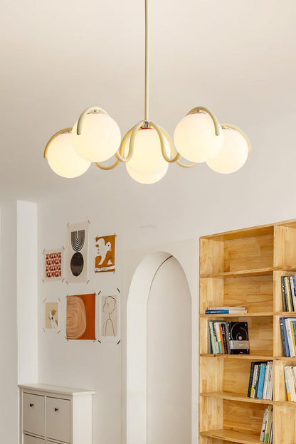Arc Glow Orb Chandelier - view 2 | morylighting