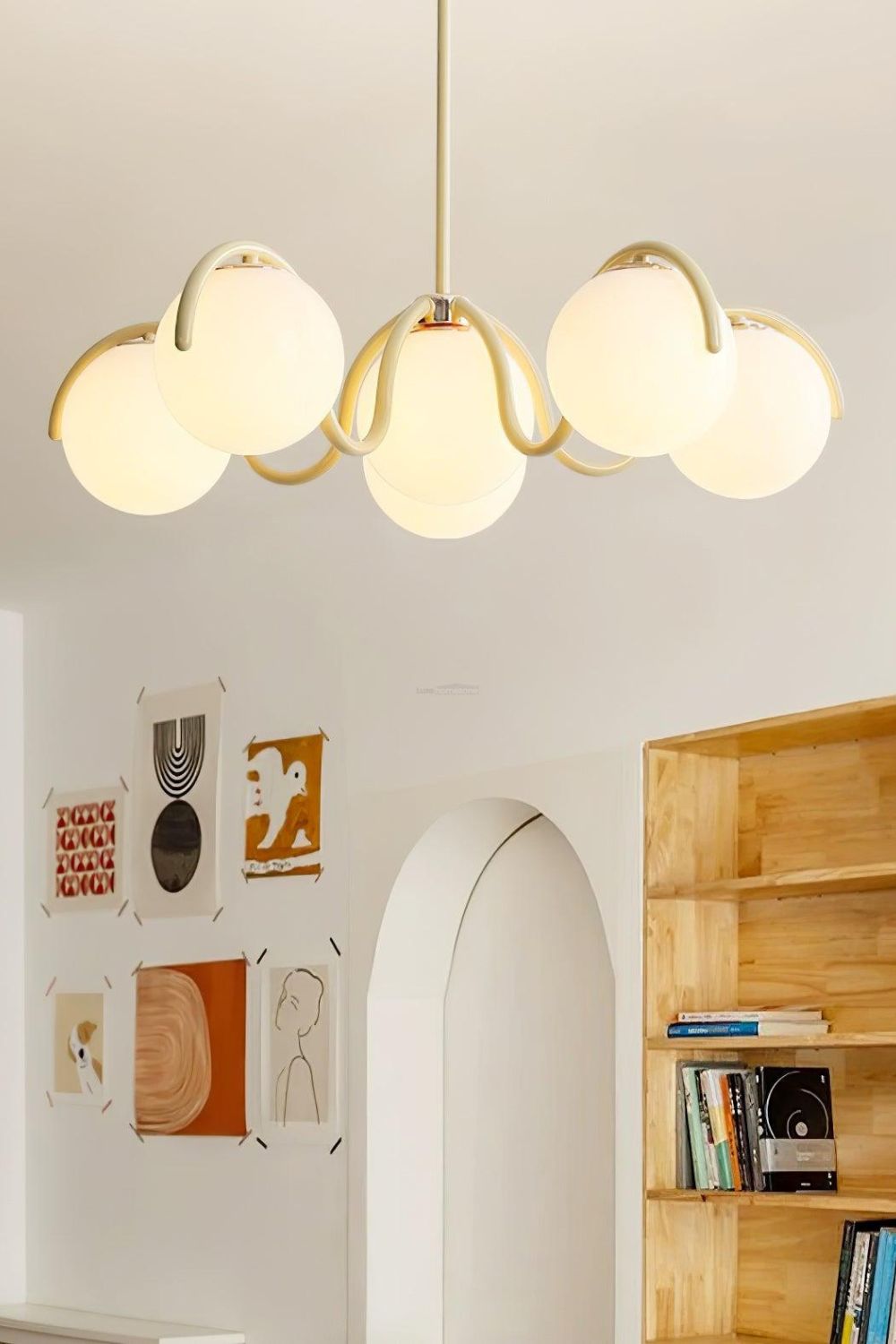Arc Glow Orb Chandelier - view 5 | morylighting