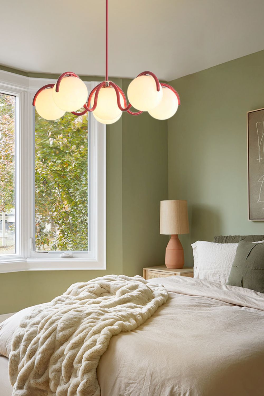 Arc Glow Orb Chandelier - view 3 | morylighting