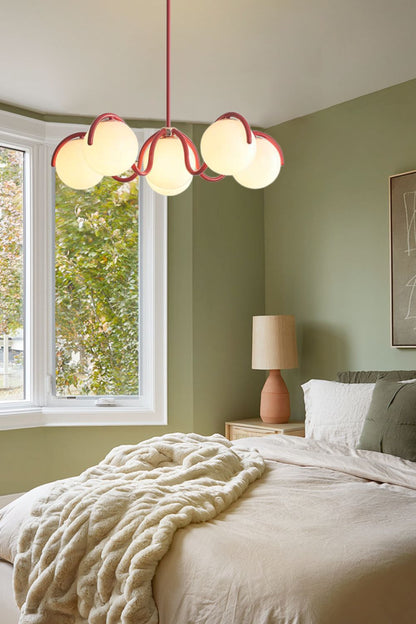 Arc Glow Orb Chandelier - view 3 | morylighting