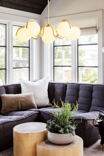Arc Glow Orb Chandelier - view 6 | morylighting