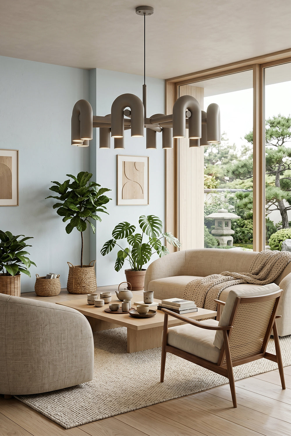 Arcade Polymer Chandelier - view 2 | morylighting