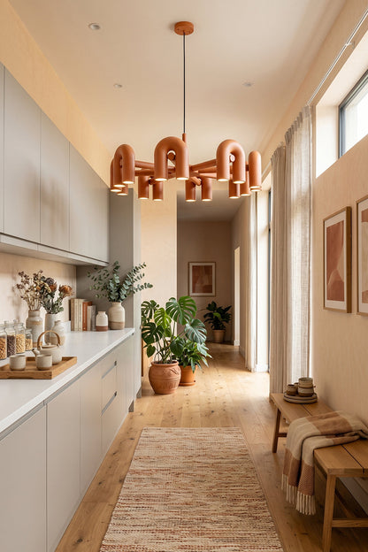 Arcade Polymer Chandelier - view 5 | morylighting