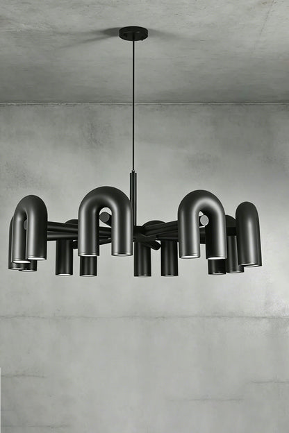 Arcade Polymer Chandelier - view 16 | morylighting