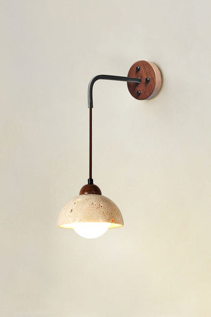 Arched Travertine Wall Light - view 32 | morylighting