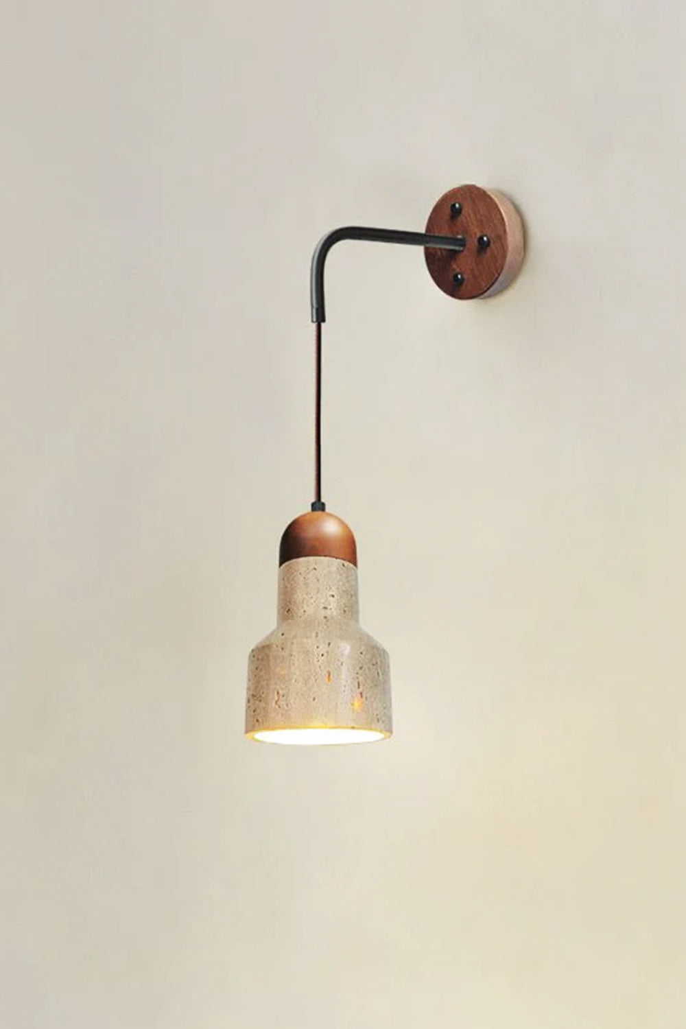 Arched Travertine Wall Light - view 28 | morylighting