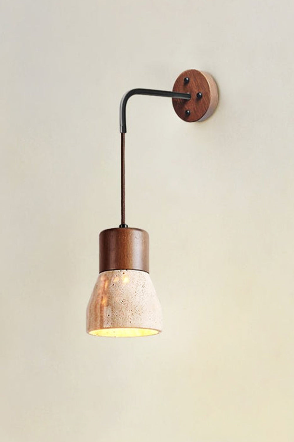Arched Travertine Wall Light - view 20 | morylighting