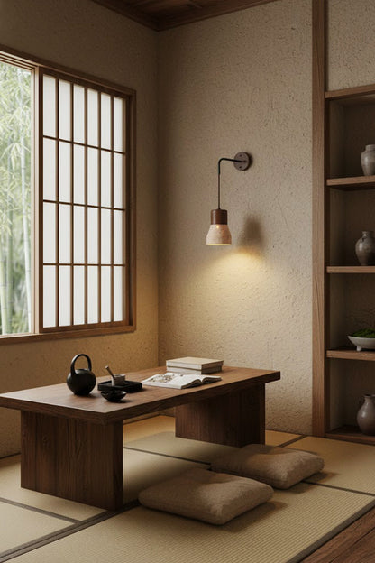 Arched Travertine Wall Light - view 13 | morylighting