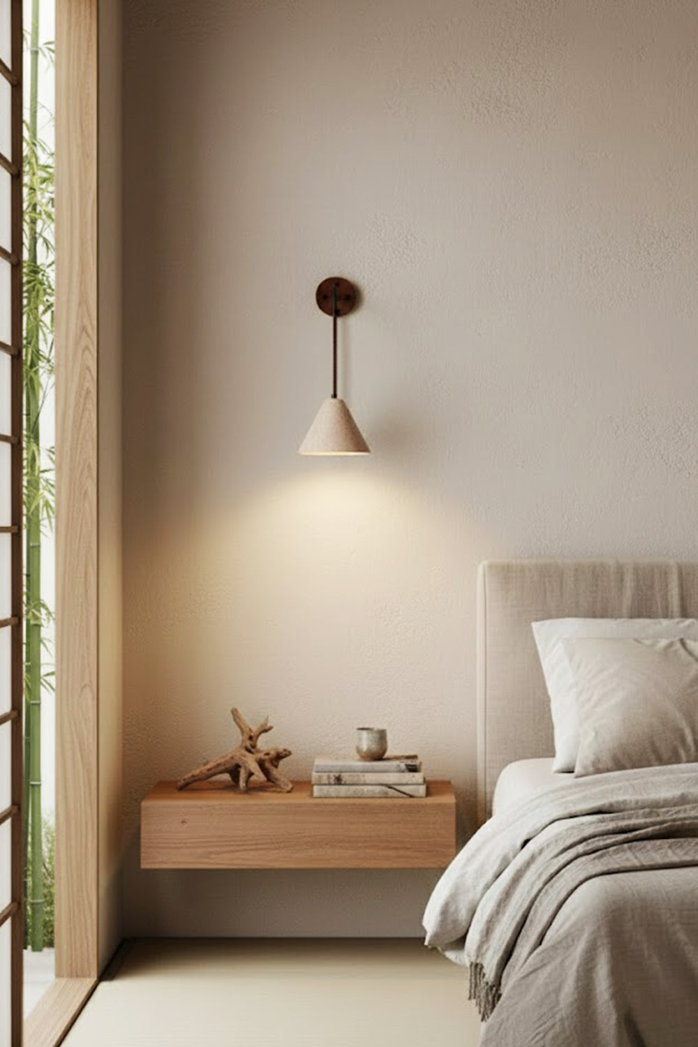 Arched Travertine Wall Light - view 7 | morylighting