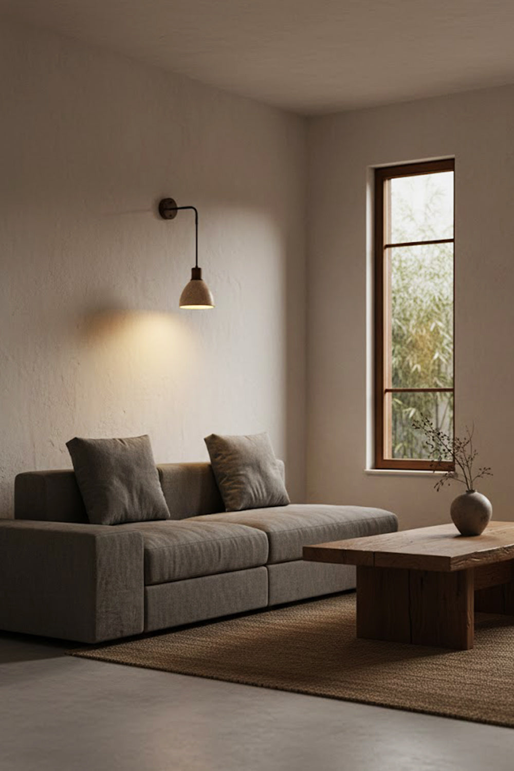Arched Travertine Wall Light - view 4 | morylighting