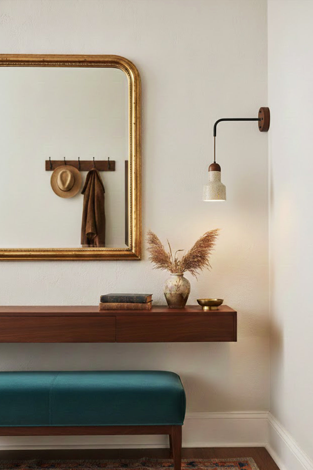 Arched Travertine Wall Light - view 14 | morylighting