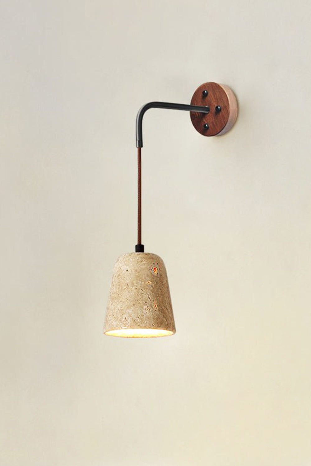 Arched Travertine Wall Light - view 22 | morylighting
