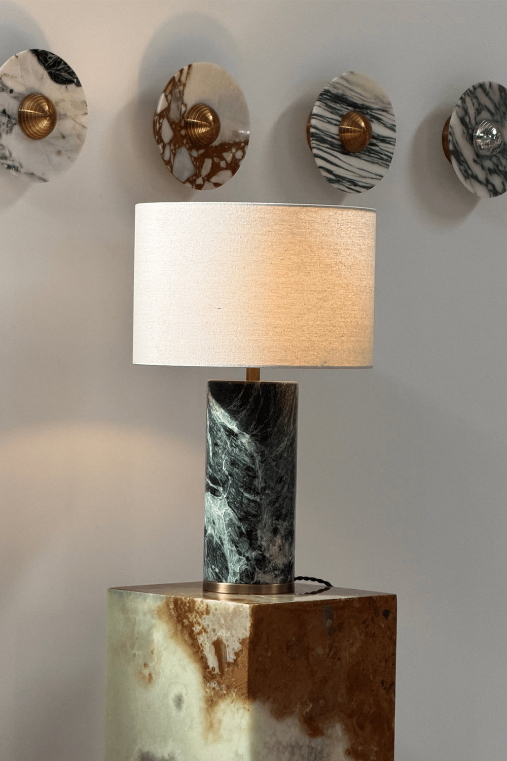 Aria Stone Table Lamp - view 19 | morylighting