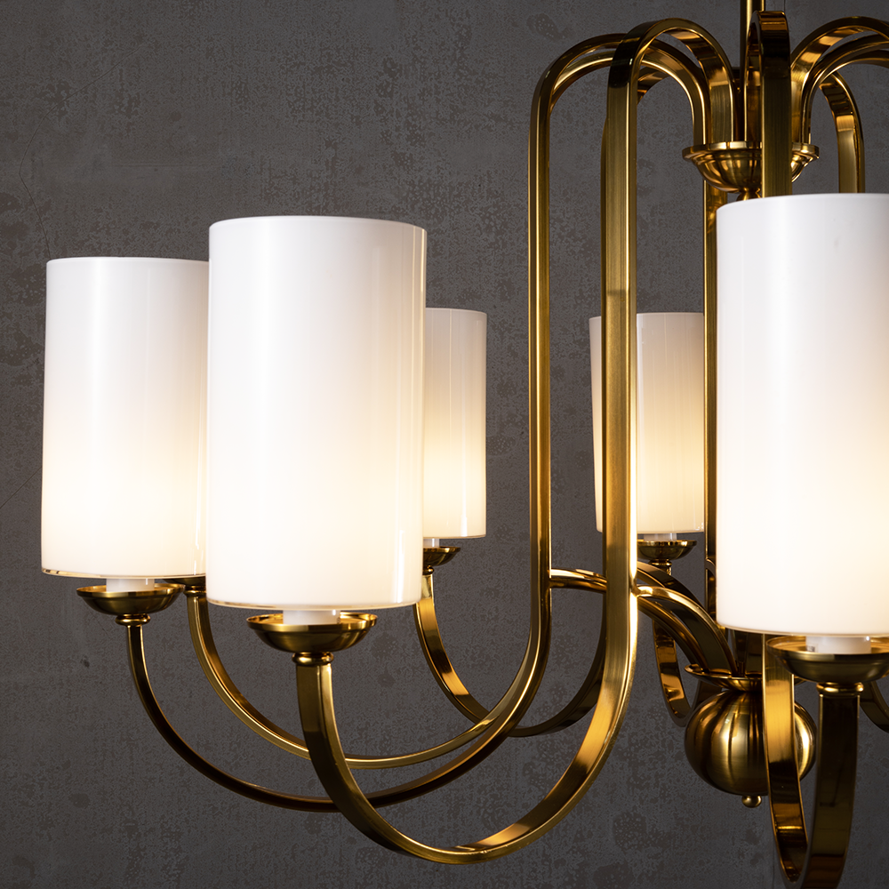 Morylighting Regal Radiance 10-Light Chandelier - Background Shot