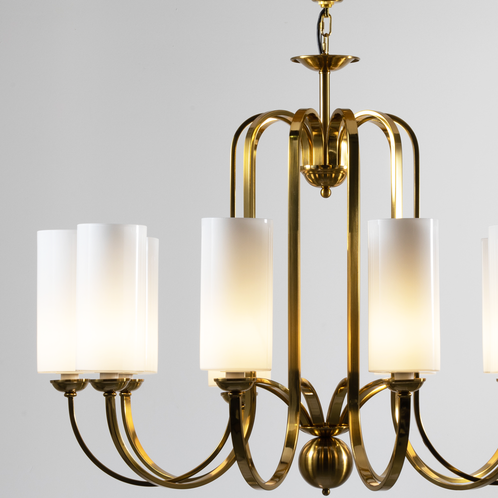 Morylighting Regal Radiance 10-Light Chandelier - Background Shot
