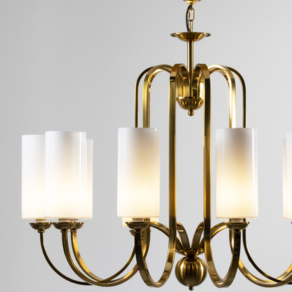 Morylighting Regal Radiance 10-Light Chandelier - Background Shot