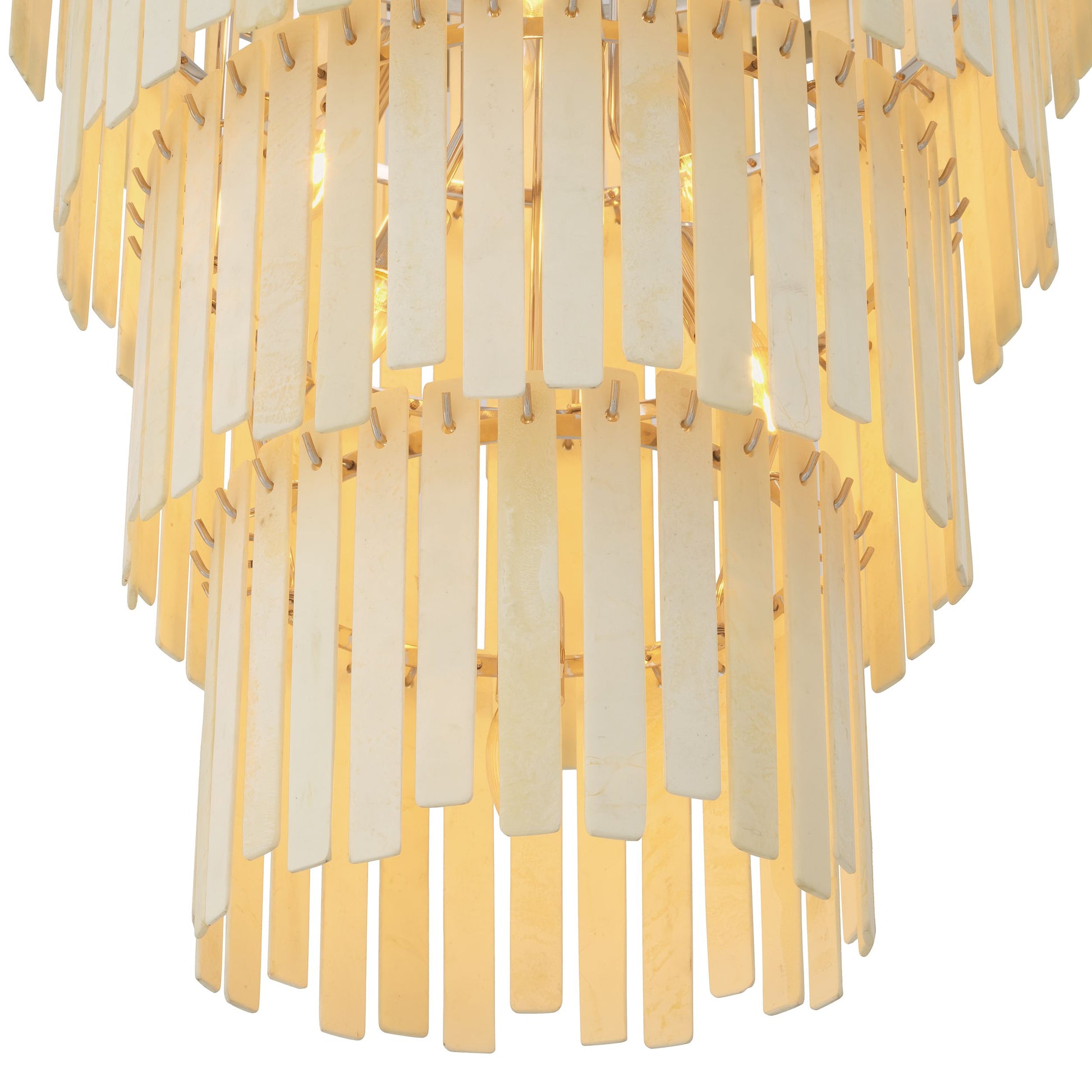 Morylighting Hardy Tiered Faux Bone Chandelier - Background Shot