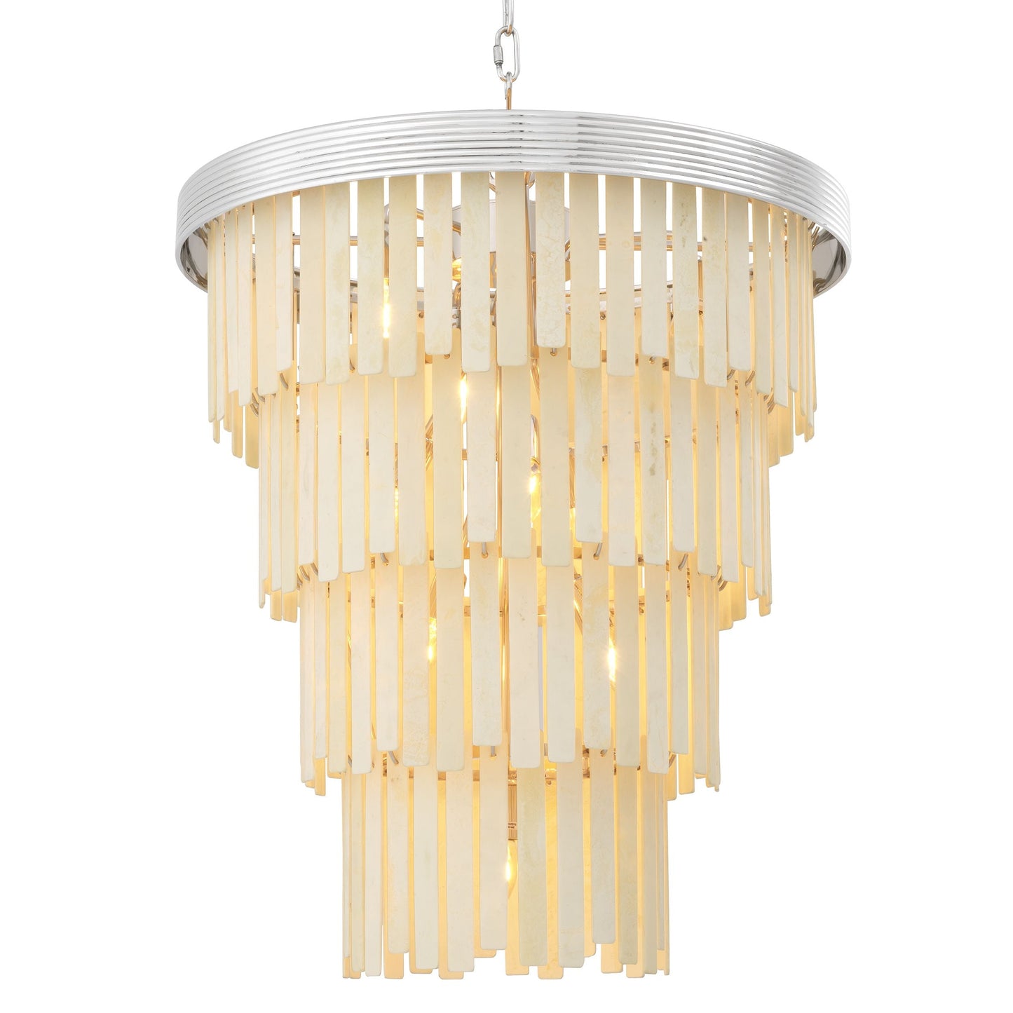 Morylighting Hardy Tiered Faux Bone Chandelier - Background Shot