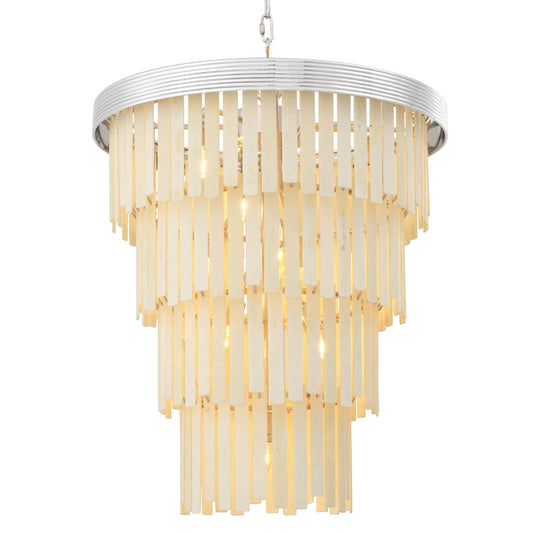 Morylighting Hardy Tiered Faux Bone Chandelier - Background Shot