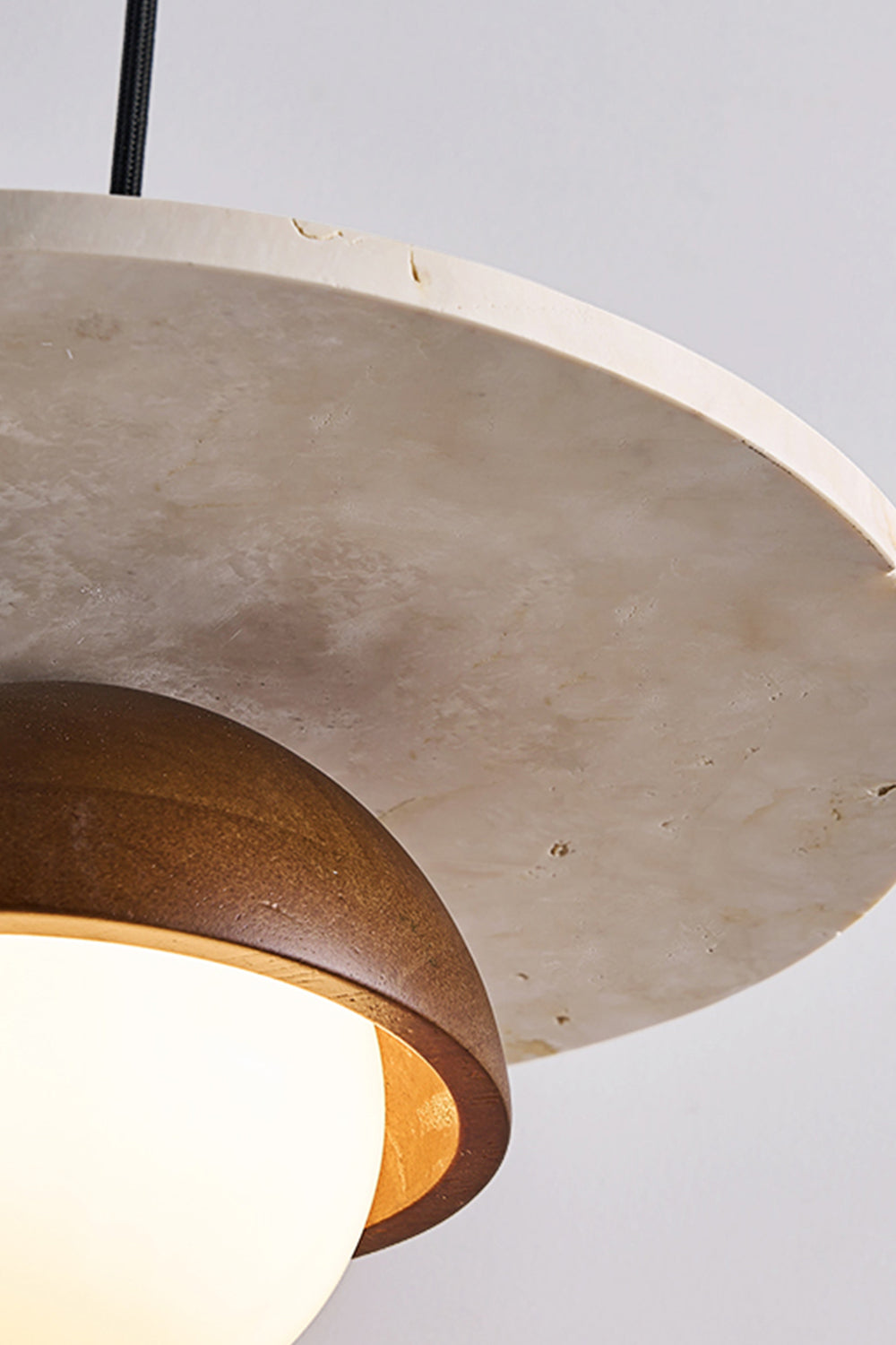 Arlo Travertine Pendant Light - view 14 | morylighting