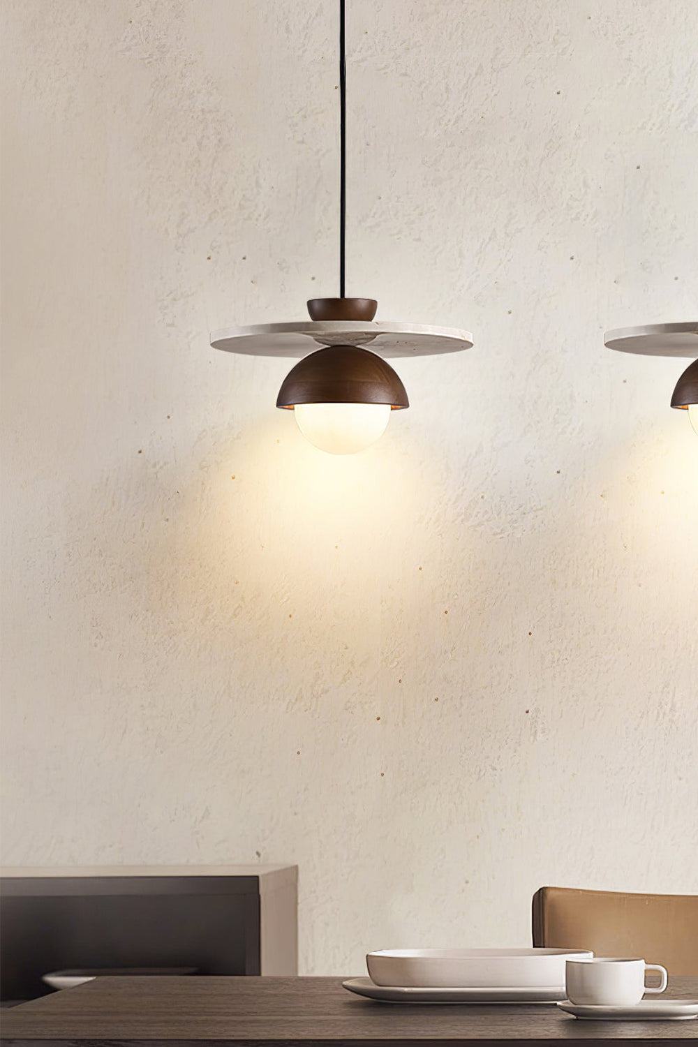 Arlo Travertine Pendant Light - view 8 | morylighting