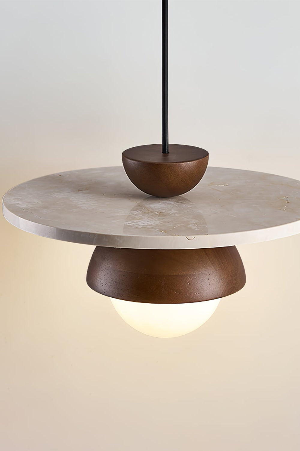 Arlo Travertine Pendant Light - view 12 | morylighting
