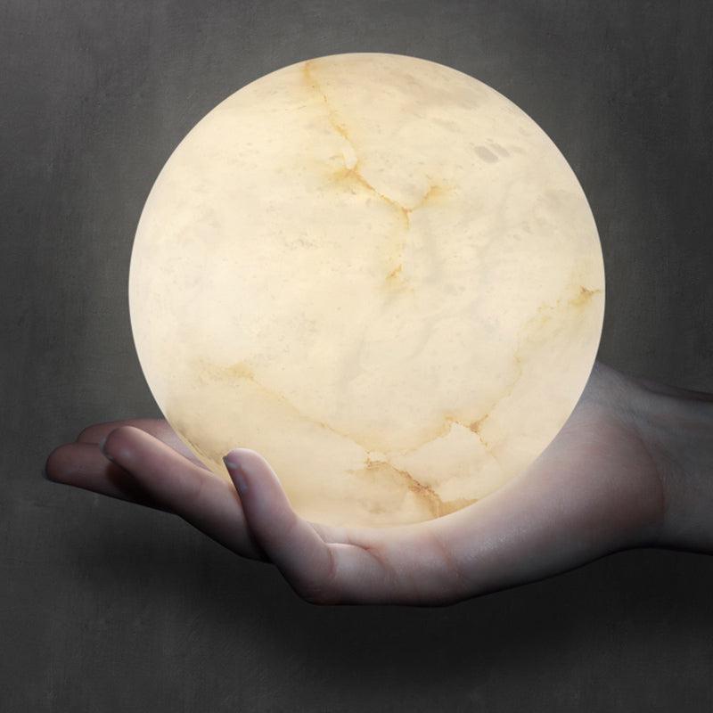 Morylighting Celestial Orb Alabaster Pendant - Background Shot