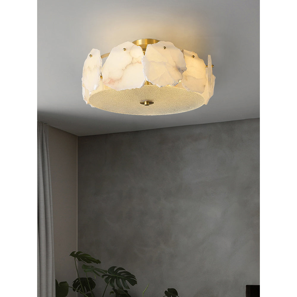 Artze Alabaster Ceiling Light