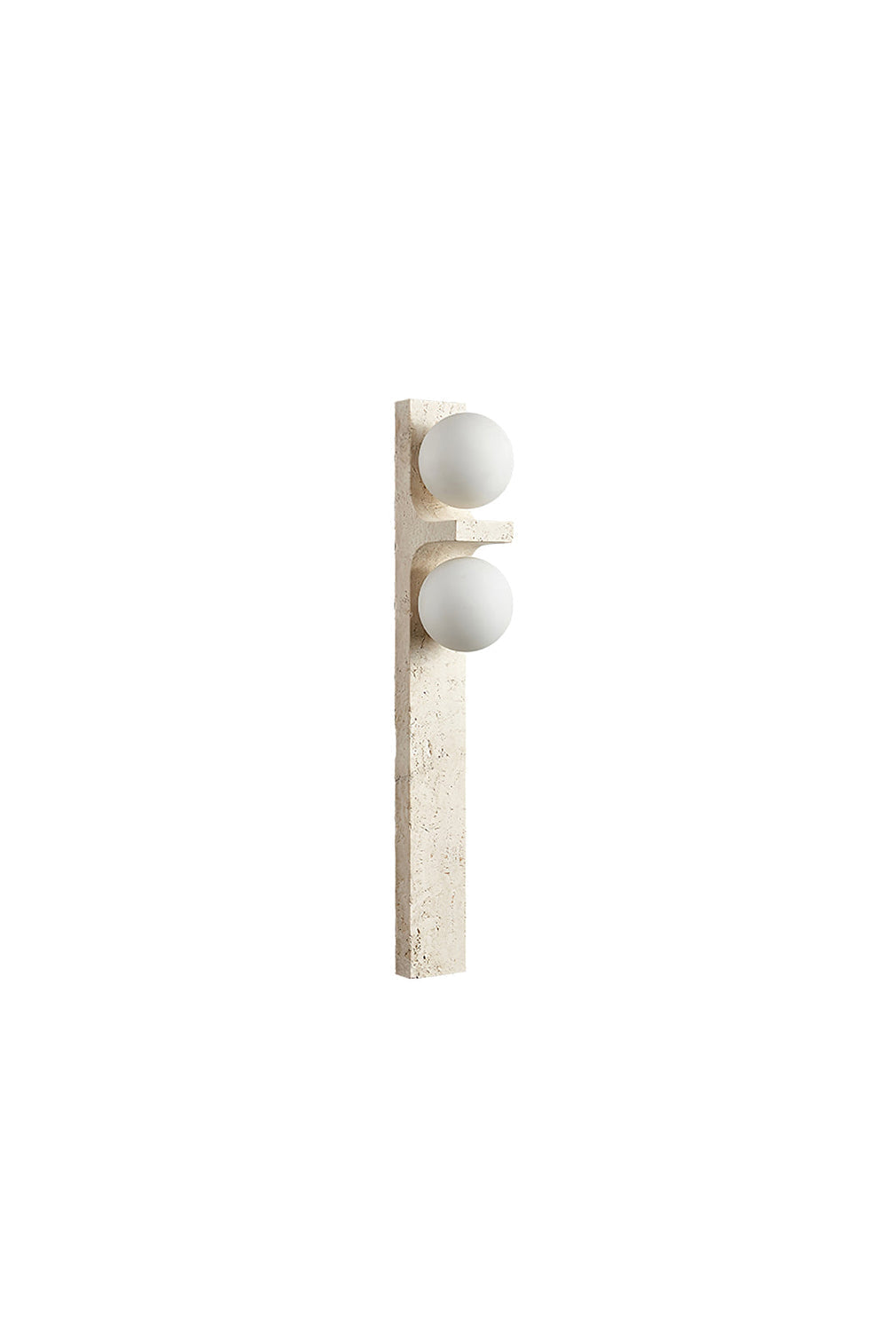 Asymmetrical Travertine Wall Sconce | morylighting