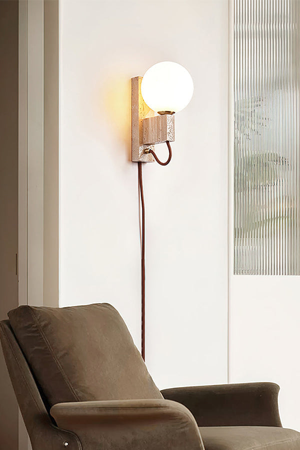 Atlas Globe Wall Sconce - view 6 | morylighting