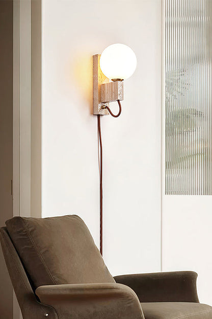 Atlas Globe Wall Sconce - view 6 | morylighting