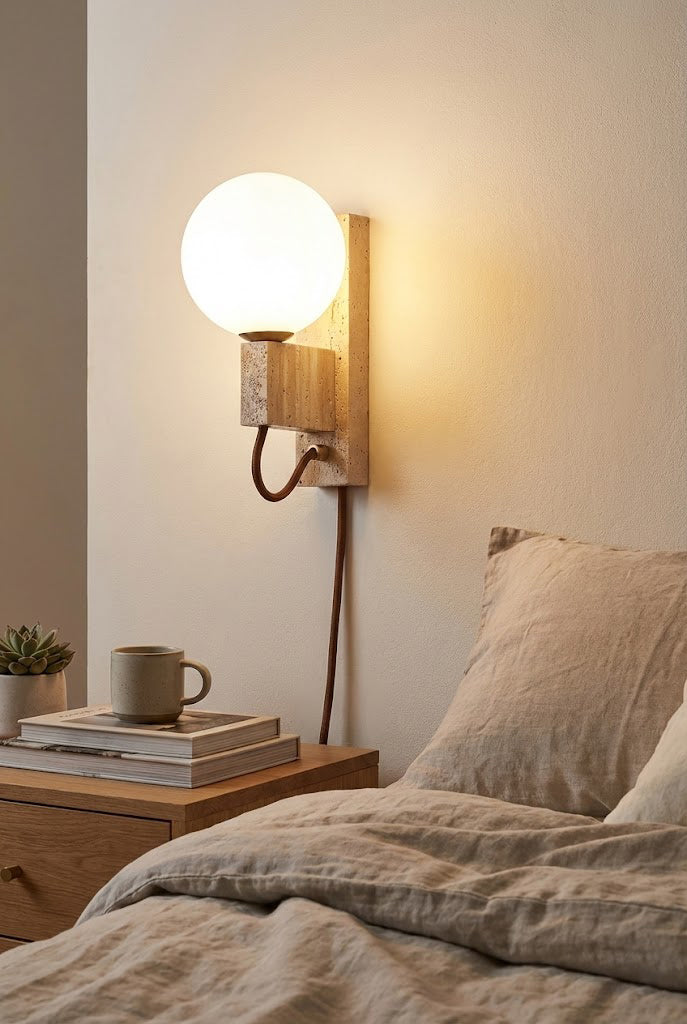 Atlas Globe Wall Sconce - view 2 | morylighting