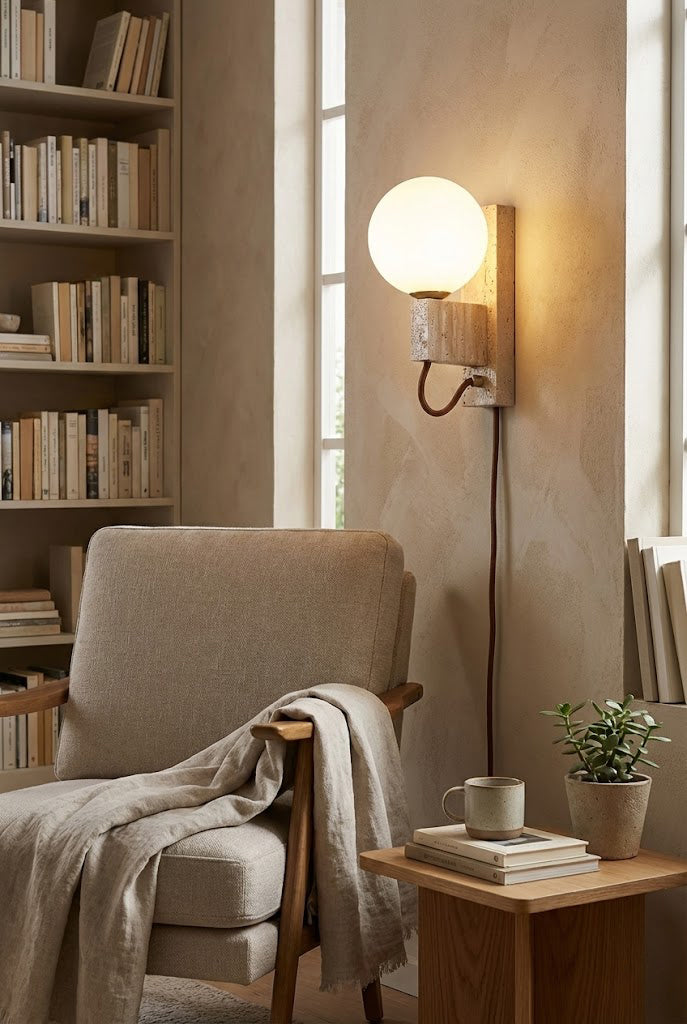 Atlas Globe Wall Sconce - view 3 | morylighting