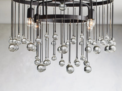 Aubrey Crystal Ball Flushmount