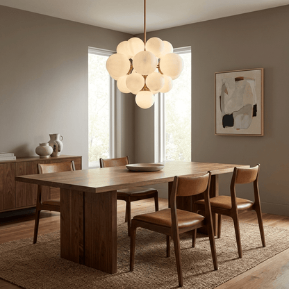 Aurelia Alabaster Cluster Chandelier