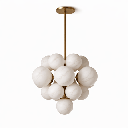 Aurelia Alabaster Cluster Chandelier