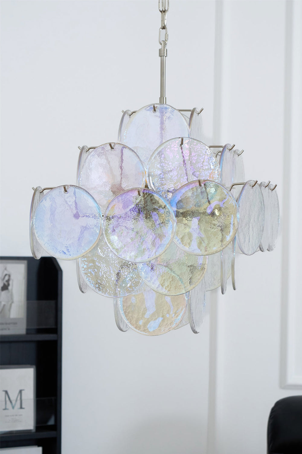 Aurelia Lridescent Art Chandelier - view 15 | morylighting