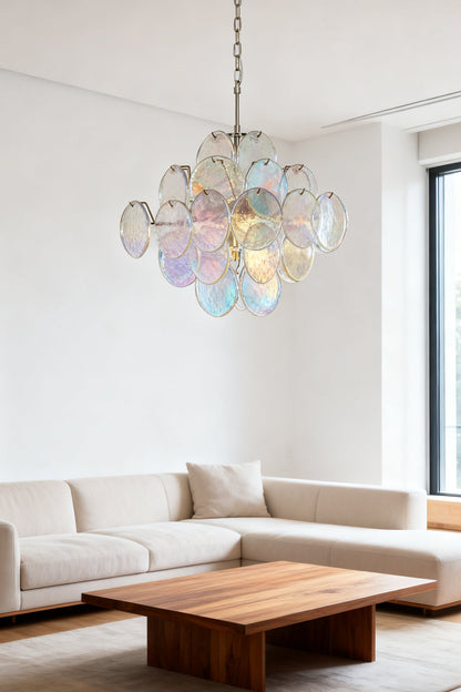 Aurelia Lridescent Art Chandelier - view 7 | morylighting