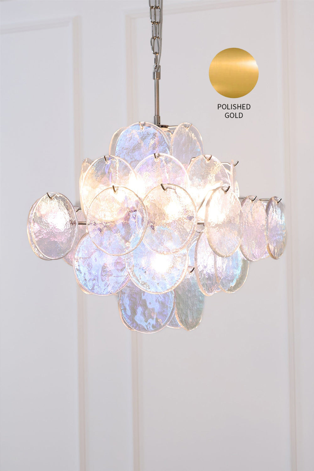 Aurelia Lridescent Art Chandelier - view 18 | morylighting