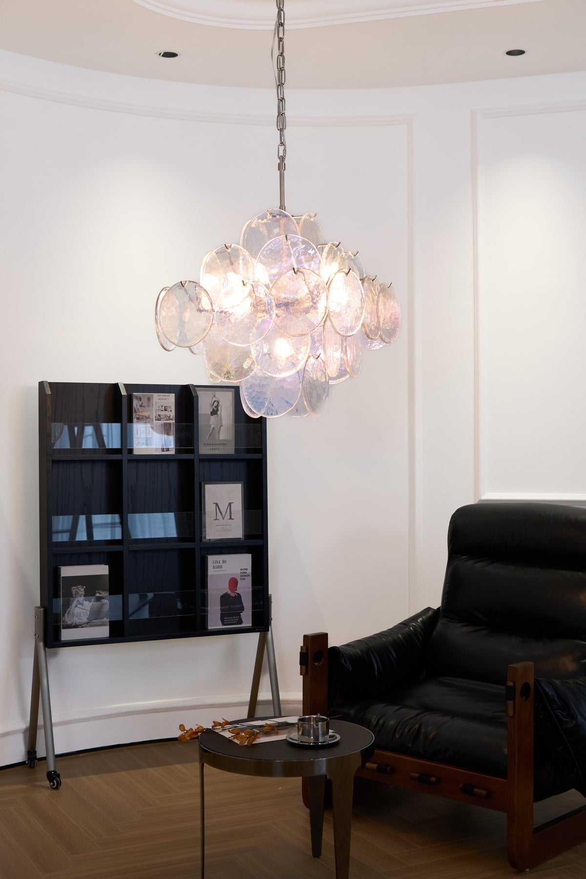 Aurelia Lridescent Art Chandelier - view 5 | morylighting