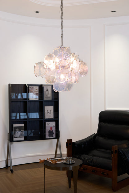 Aurelia Lridescent Art Chandelier - view 5 | morylighting