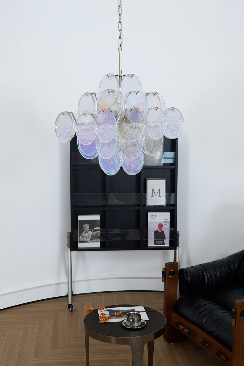 Aurelia Lridescent Art Chandelier - view 4 | morylighting