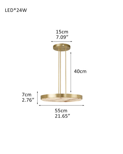 Unique Lustre Solid Marble Dome Ceiling Anvers Pendant Light Fixtures for Living room