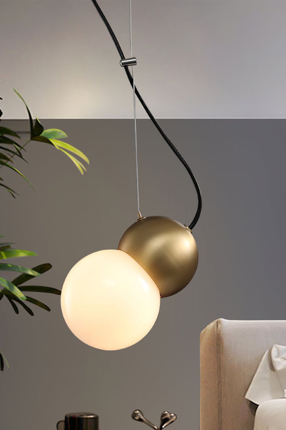 Ball Brass Pendant Lamp - morylighting