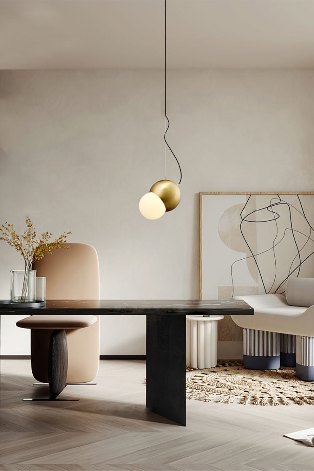 Ball Brass Pendant Lamp - morylighting