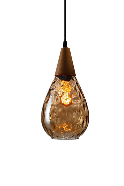 Besnier Rippled Glass Pendant Light - view 17 | morylighting