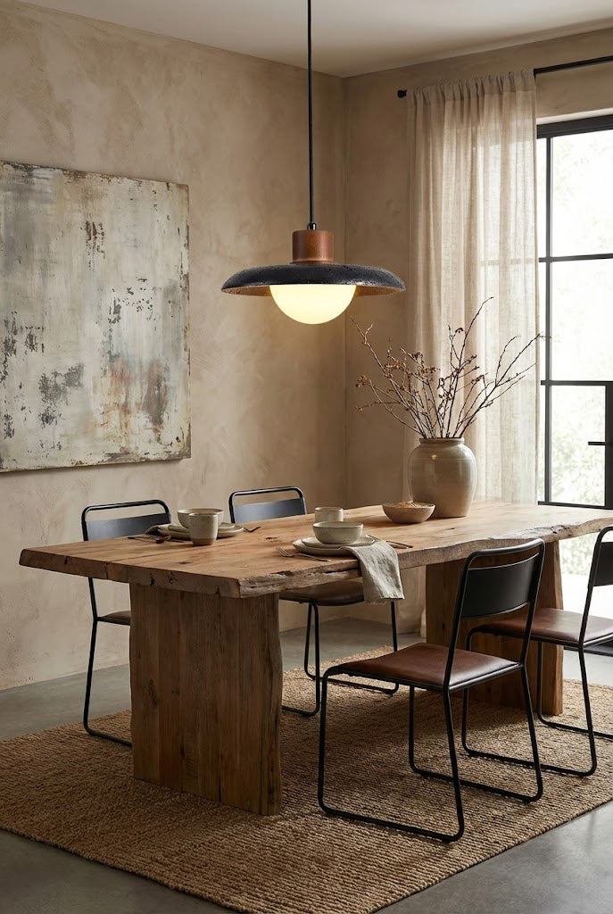 Black Travertine Dome Pendant Light - view 6 | morylighting