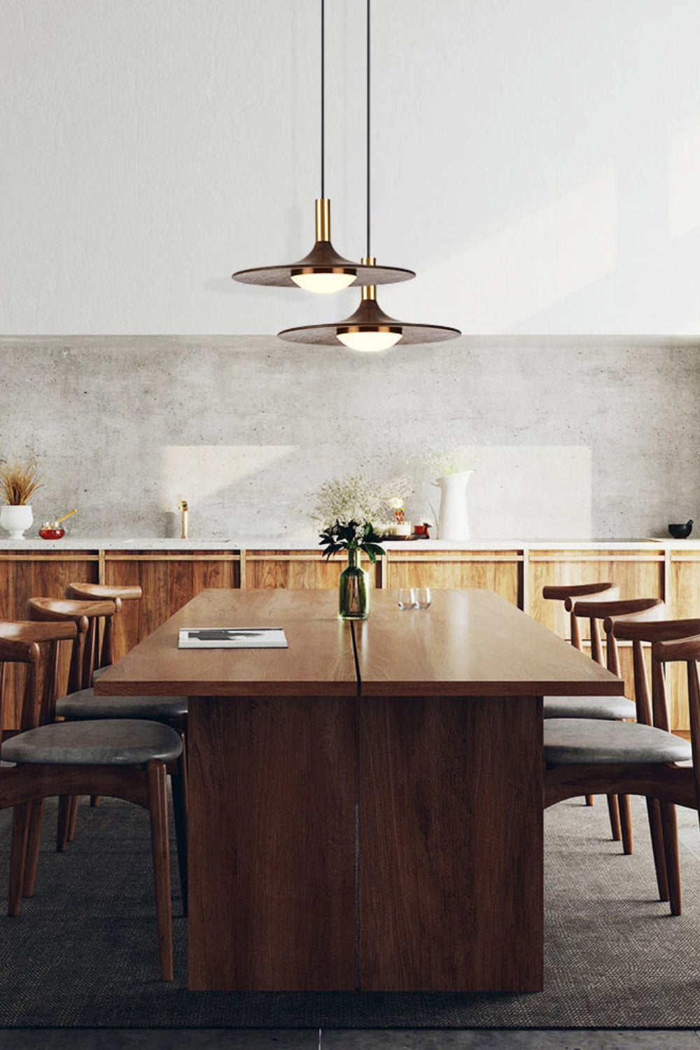 Black Walnut Pendant Lamp - morylighting
