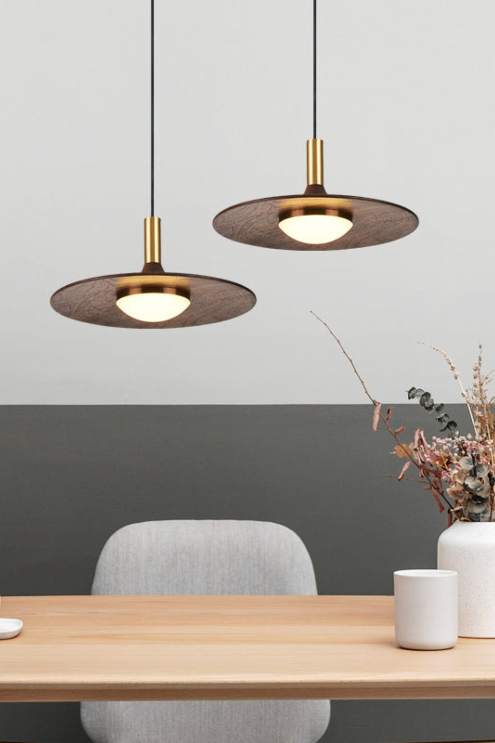Black Walnut Pendant Lamp - morylighting